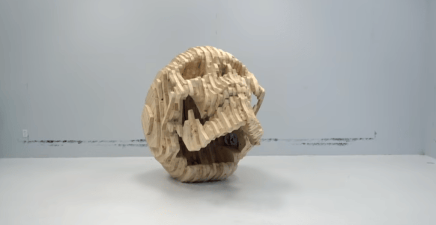 Phil Hansen, Multimedia Artist, Skull Chair