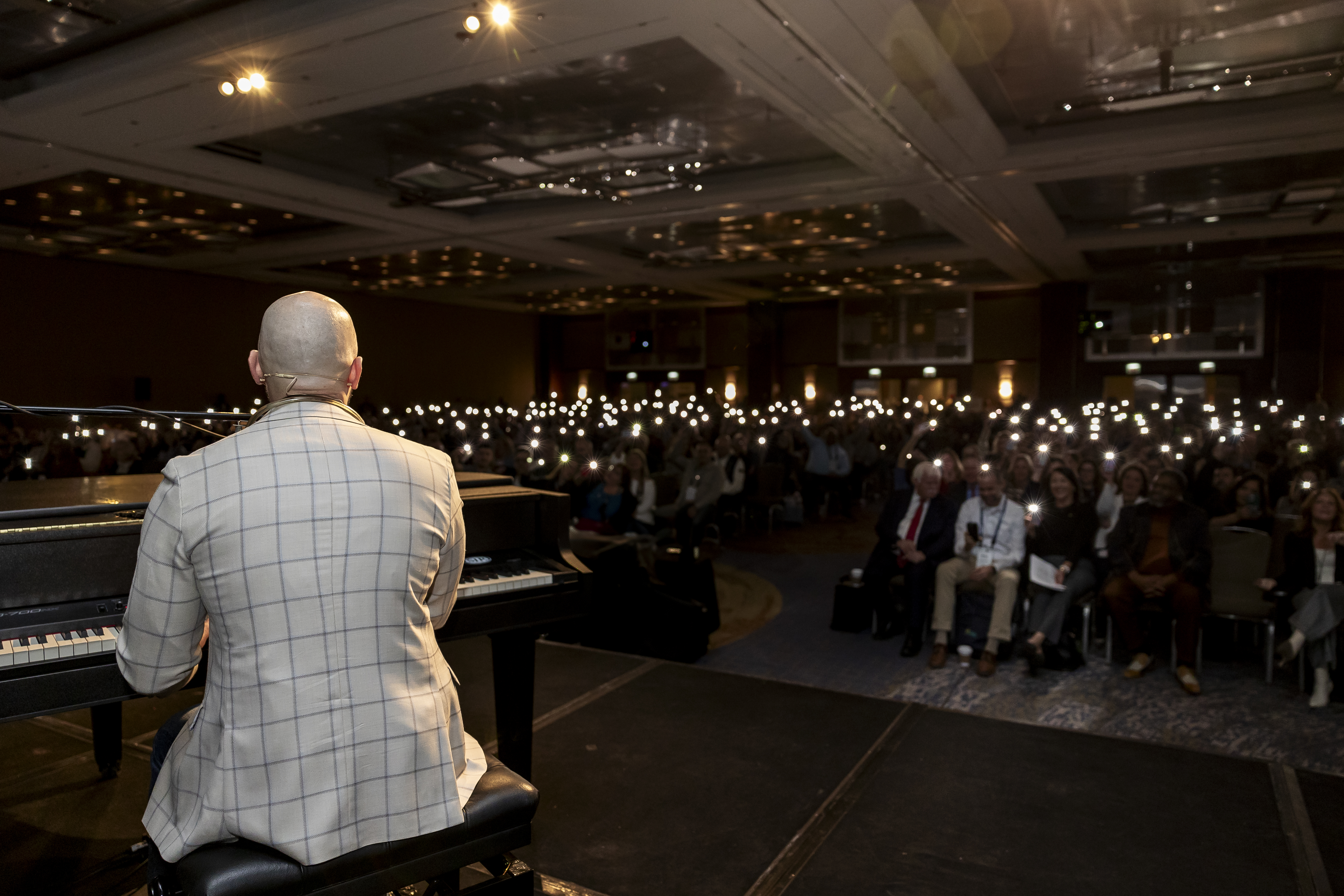 Gregory Playing In Front Of An Audience