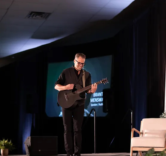 Brant Menswar On Stage