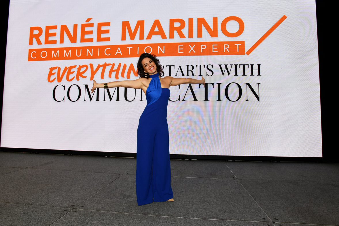 everything starts with communication - Renèe Marino keynote speaker on human connection.